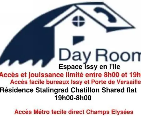 Chatillon Citea Access Dayuse Room - Work And Day Rest Timeshare --15 Minutes Paris Montparnasse -- - Formule Temps Partage Exterior photo